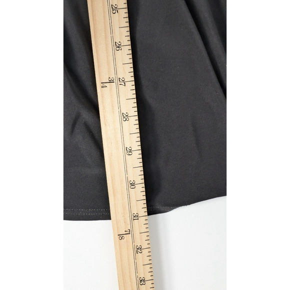 Clara Sun Woo Wide Leg Palazzo Pants 1XL Black Pull On Slinky Comfort Travel - Picture 9 of 9